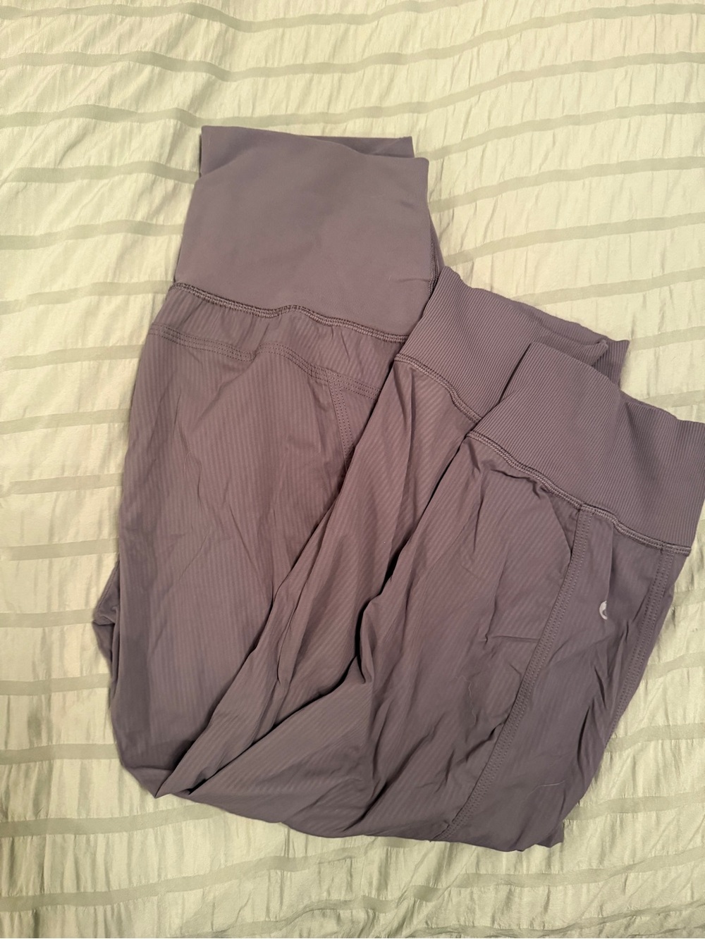lululemon athletica Grey Ribbed Joggers